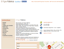 Tablet Screenshot of eltigrefabrica.com.ar